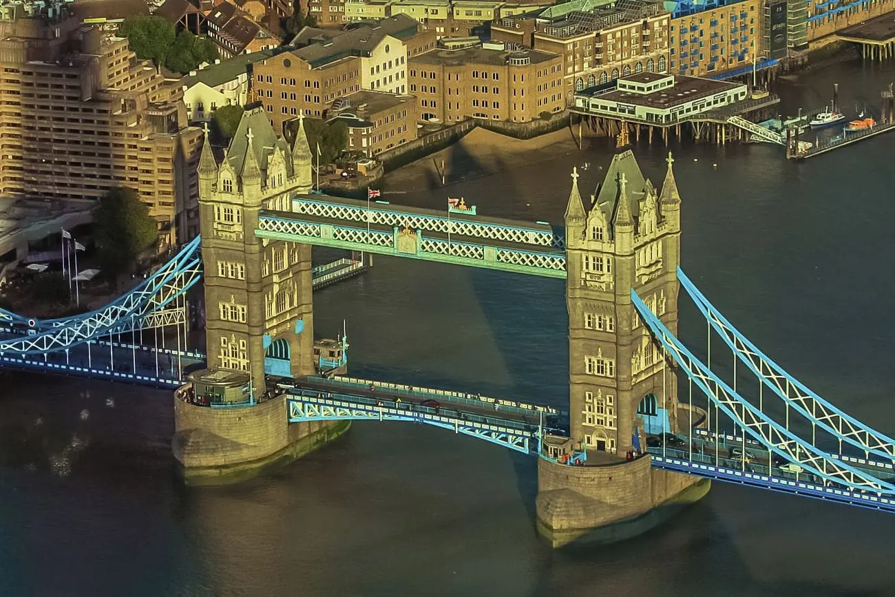 Tower Bridge in London, England