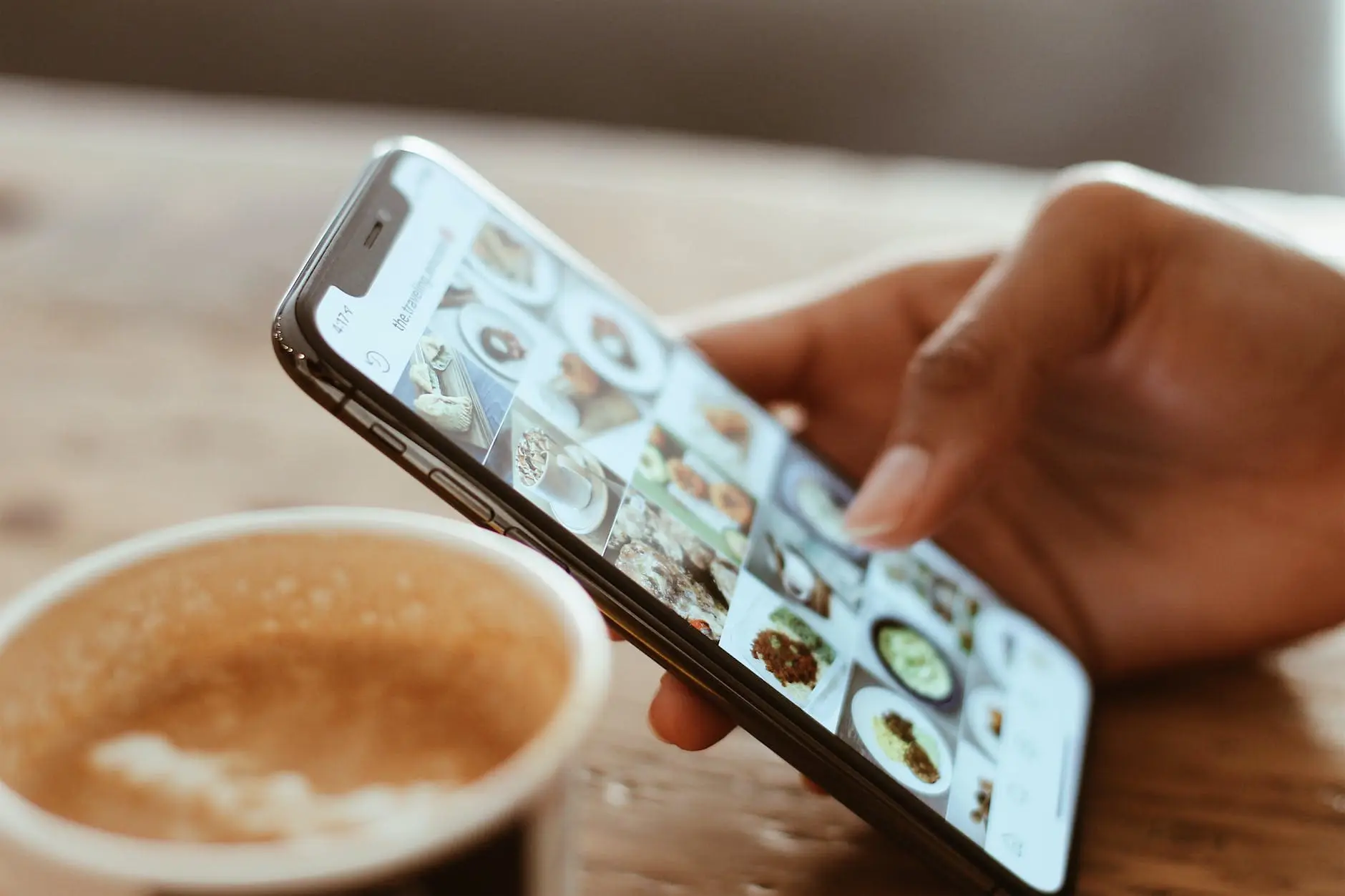 selective focus photography of person using iphone x to Get Results With Social Media