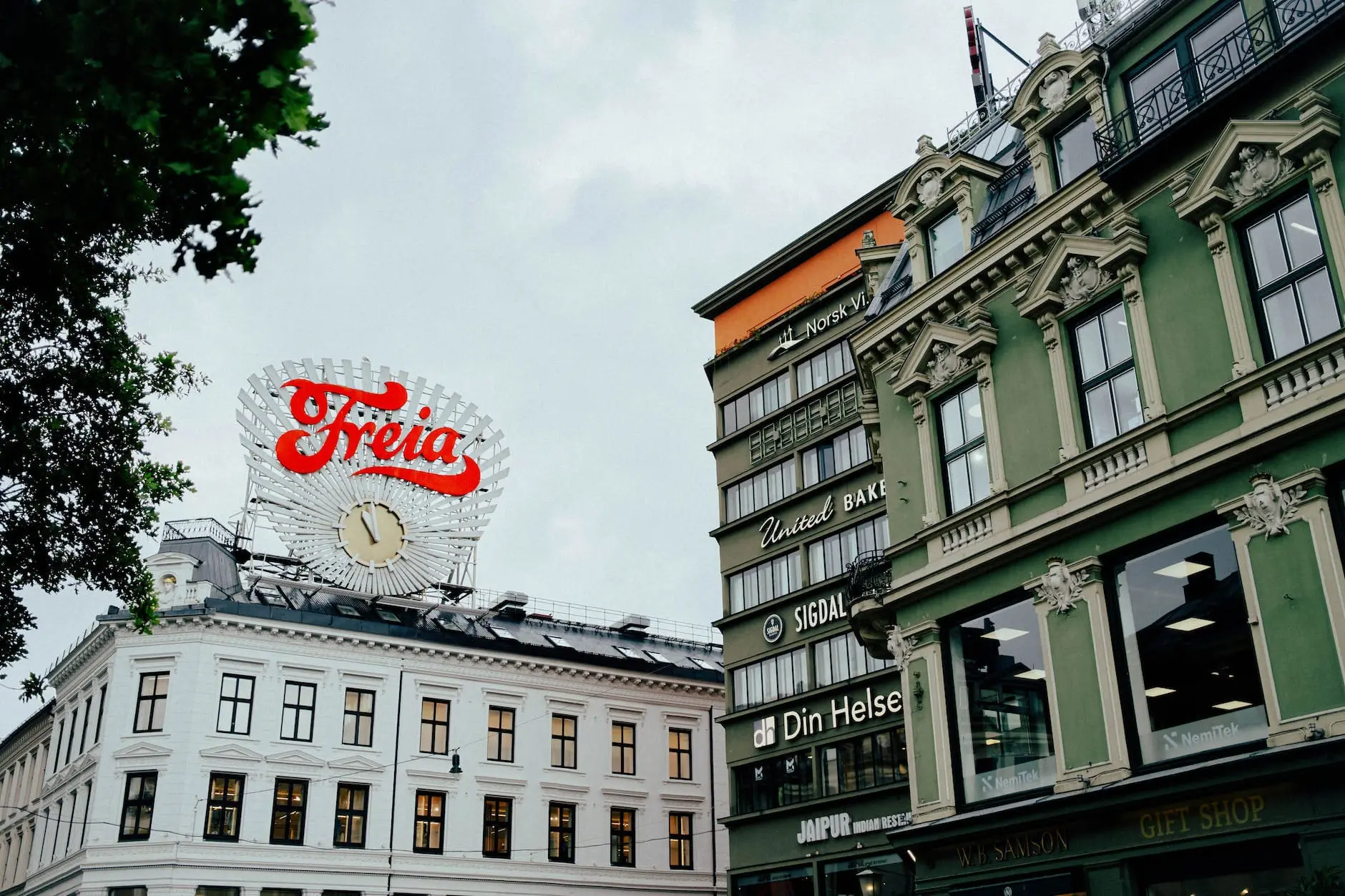 oslo downtown buildings