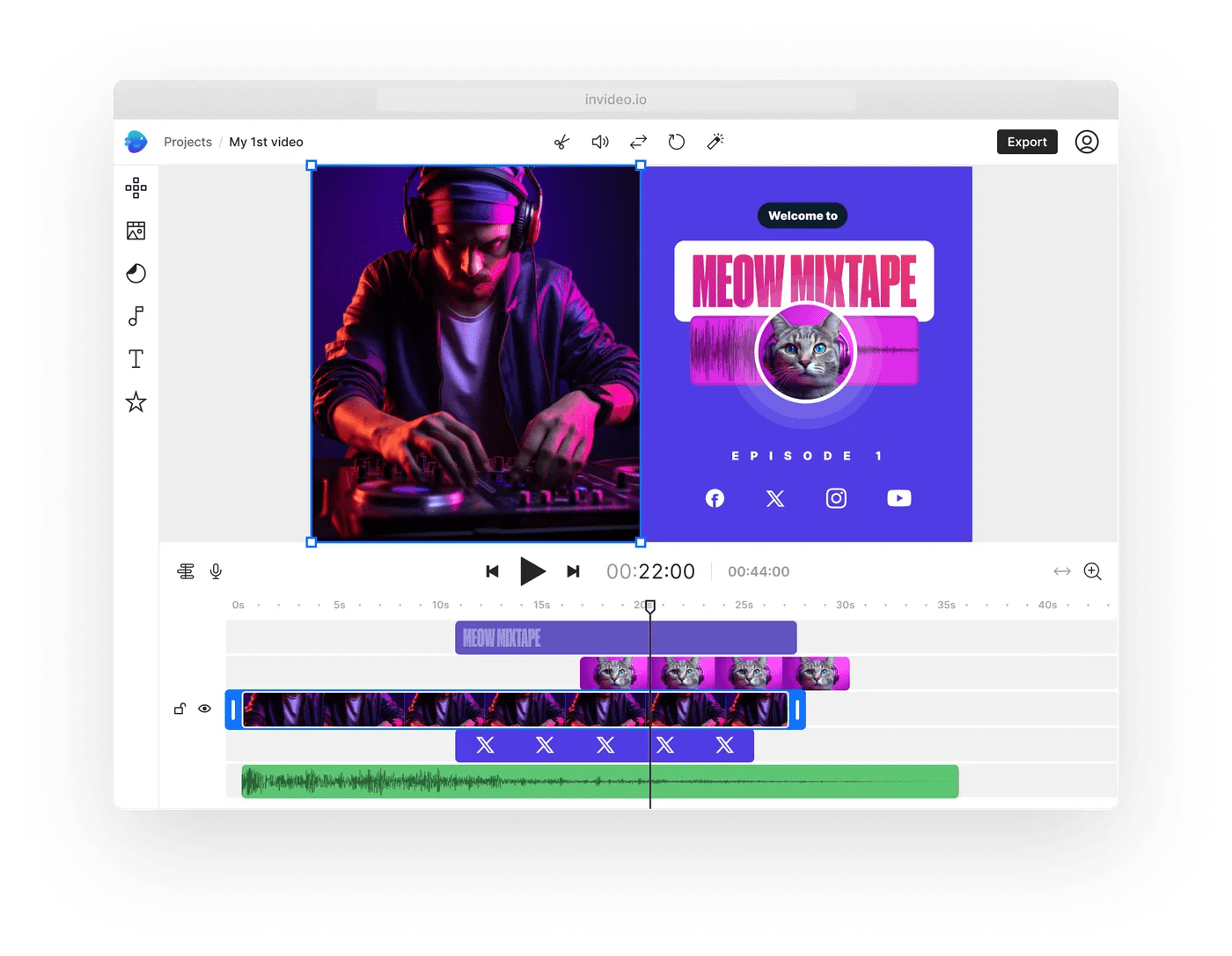 Editing and Post-Production with a video intro maker