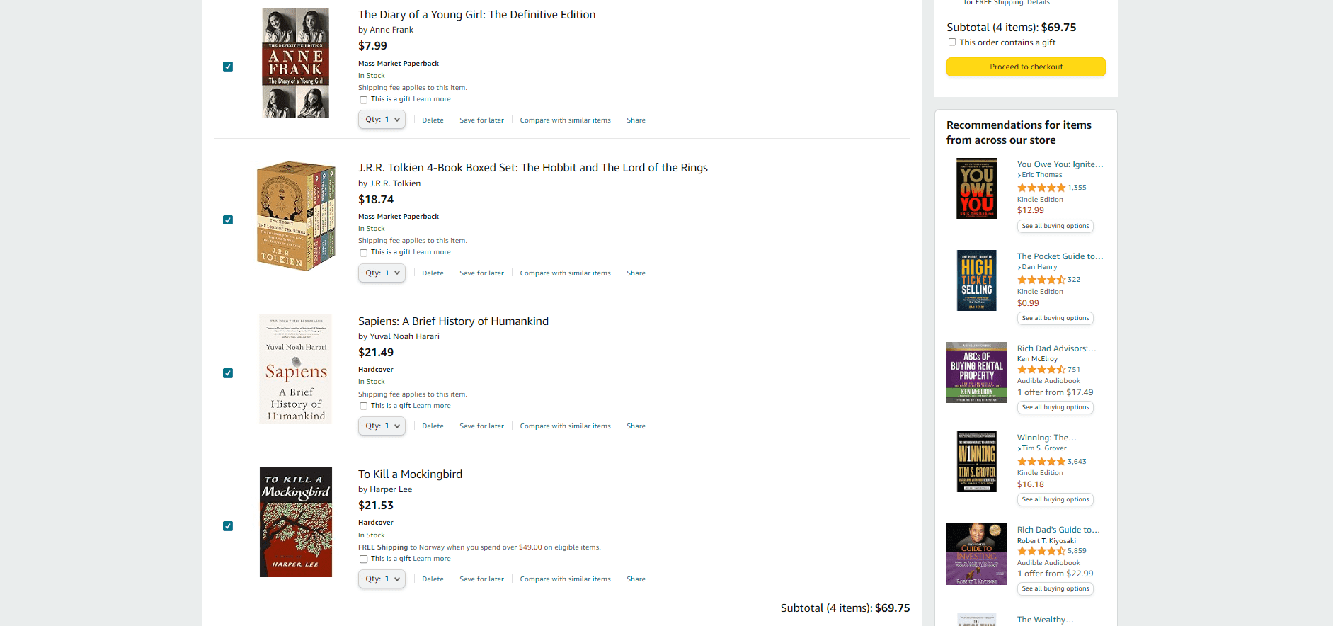 Some of the Best 100 Books of all time to Read Before You Die