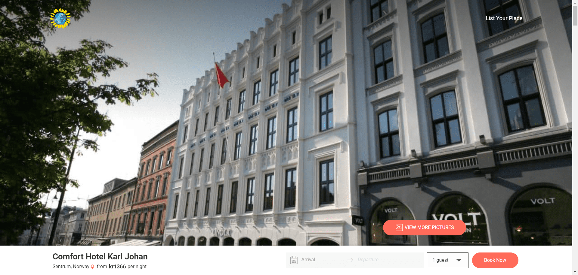 The Comfort Hotel located in Karl Johan, in the city center of Oslo, Norway - Rental Cars Guide