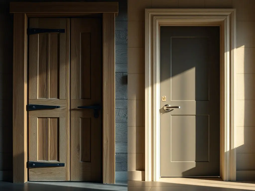 Initially, doors offered basic protection. Wooden bars and simple locks sufficed for many years. However, as societies evolved, so did the need for better security features in the evolution of doors.