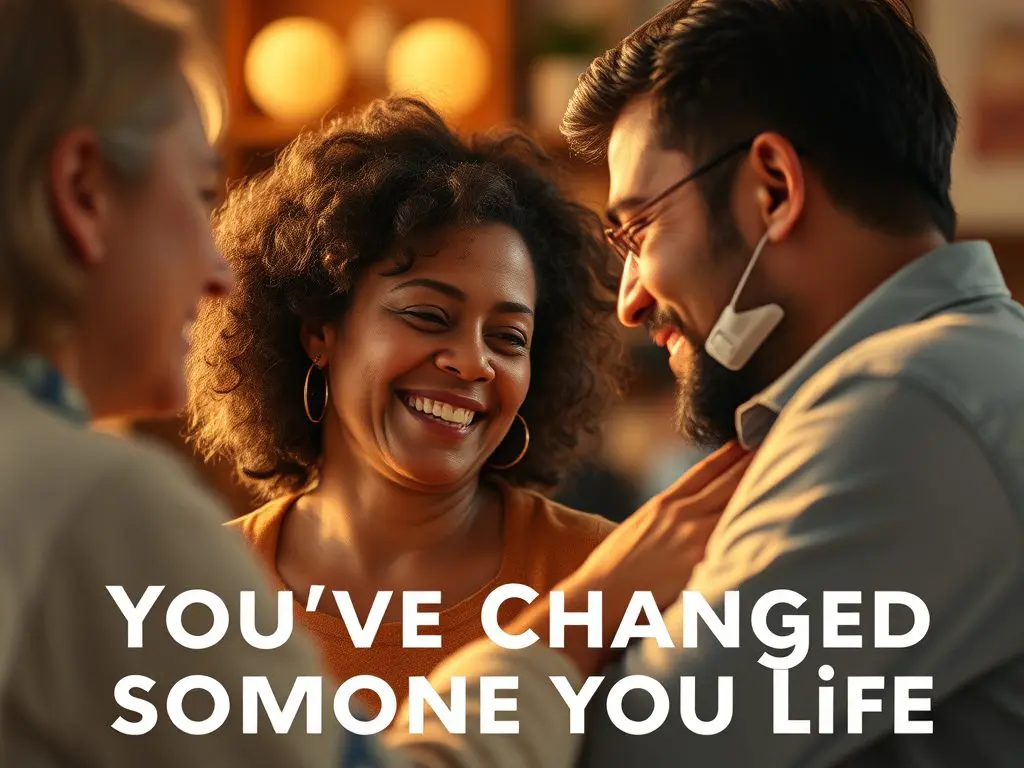 You've Changed Someone's Life