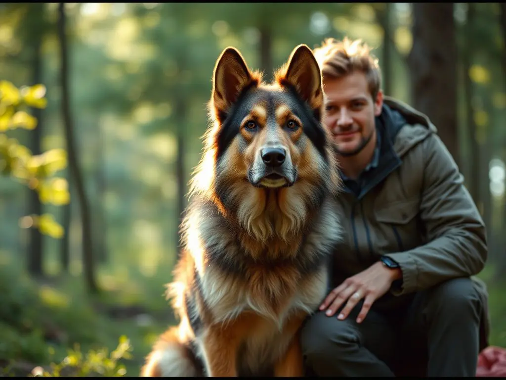 Mart T with this dog