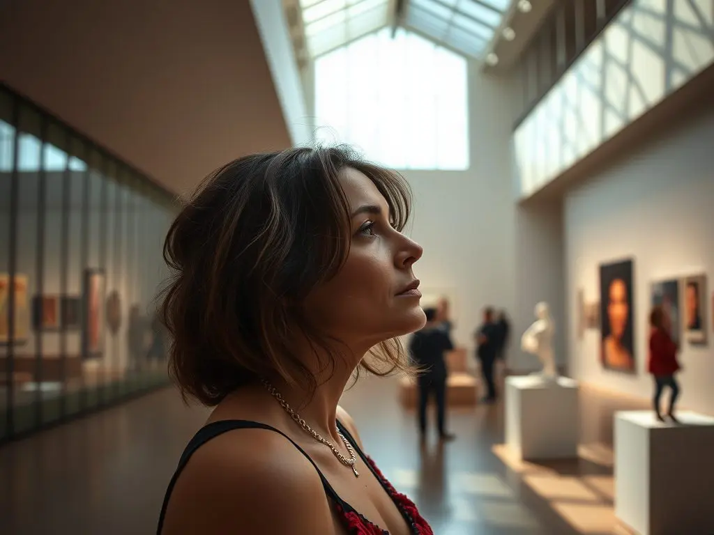 Maria, an artist, reflected on her time at Astrup Fearnley Museum