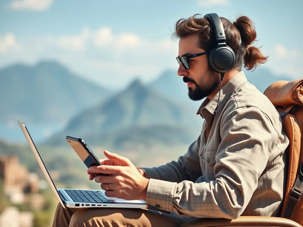 The key to sustainable travel entrepreneurship lies in creating systems that work while you're on the move.