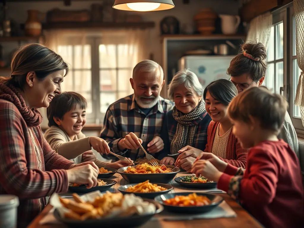 The taste of a family recipe can transport you back to cozy family gatherings that shaped your childhood.