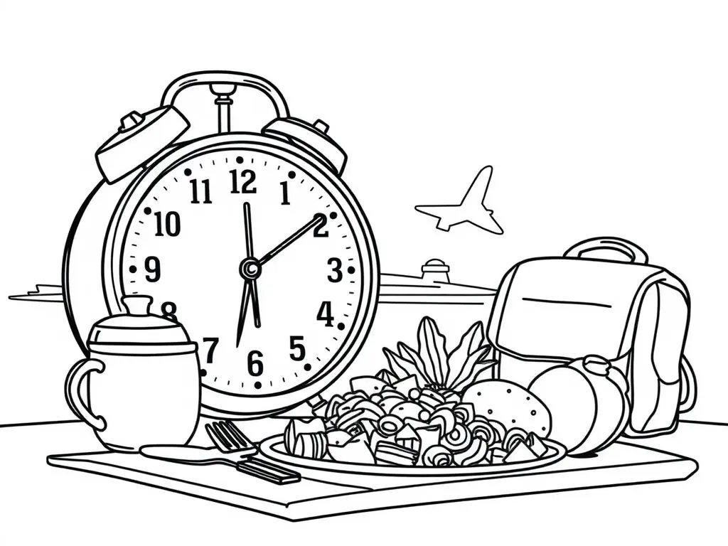 Time Restricted Eating Window (aligned with travel schedules)