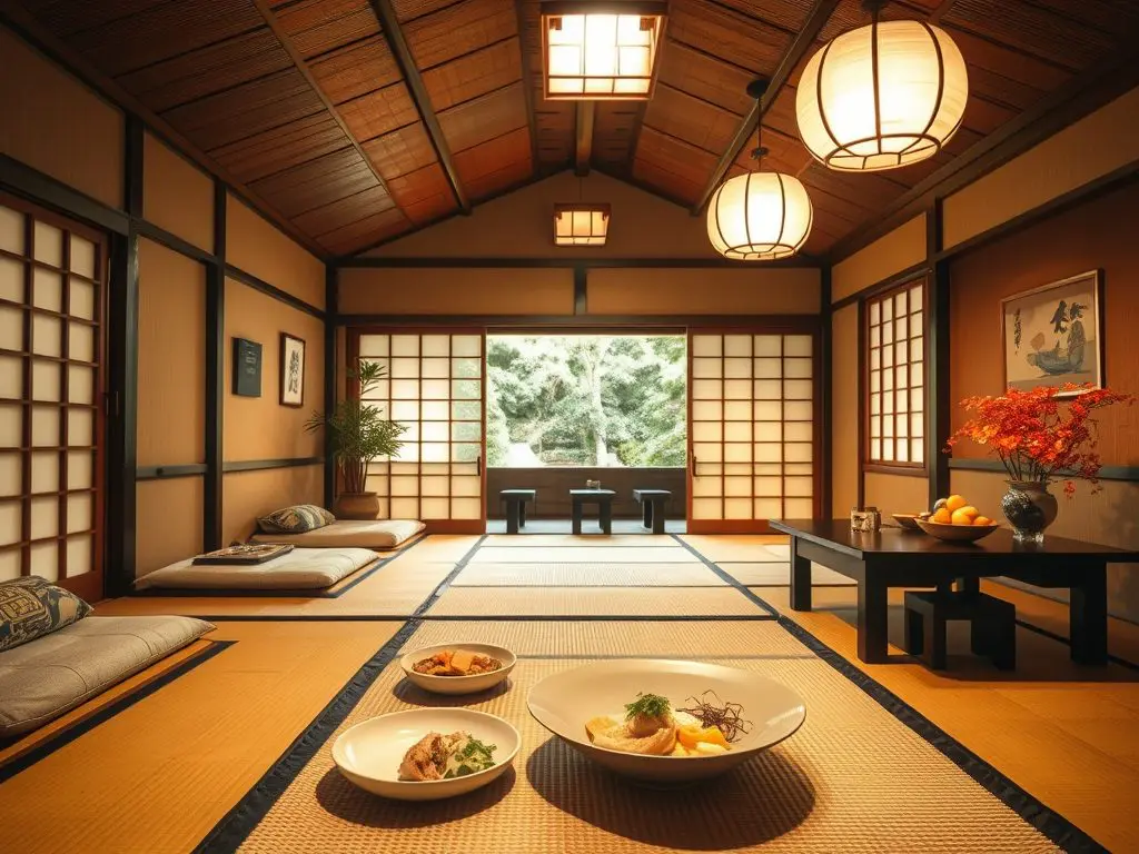 Visitors to Naoshima can experience traditional Japanese hospitality by staying in ryokan.