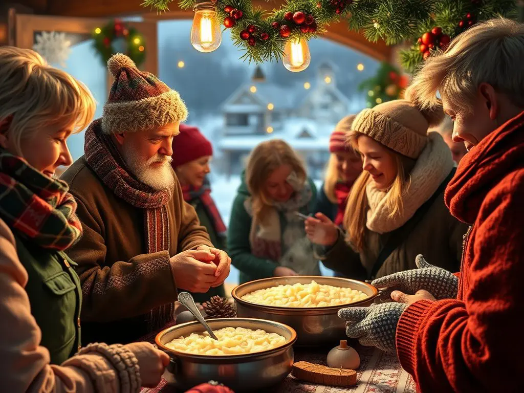 A former student, Tom, often recalls the cultural exchange we had about Norwegian holiday traditions.