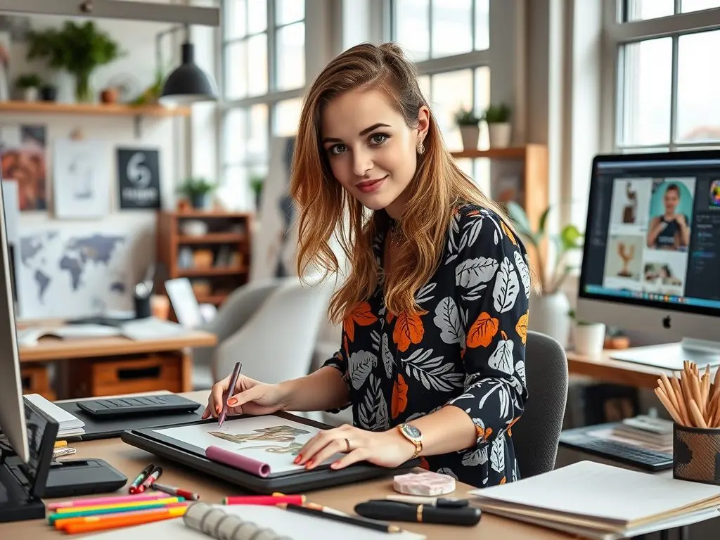 Testimonial: Sarah Thompson
 "After spending over a decade in corporate finance, I realized my passion was always in graphic design.