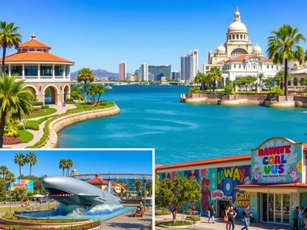 Must-Visit Attractions
San Diego Zoo
Balboa Park
SeaWorld San Diego
USS Midway Museum
Chicano Park: a colorful showcase of cultural murals
The Museum of Us: formerly known as the San Diego Museum of Man