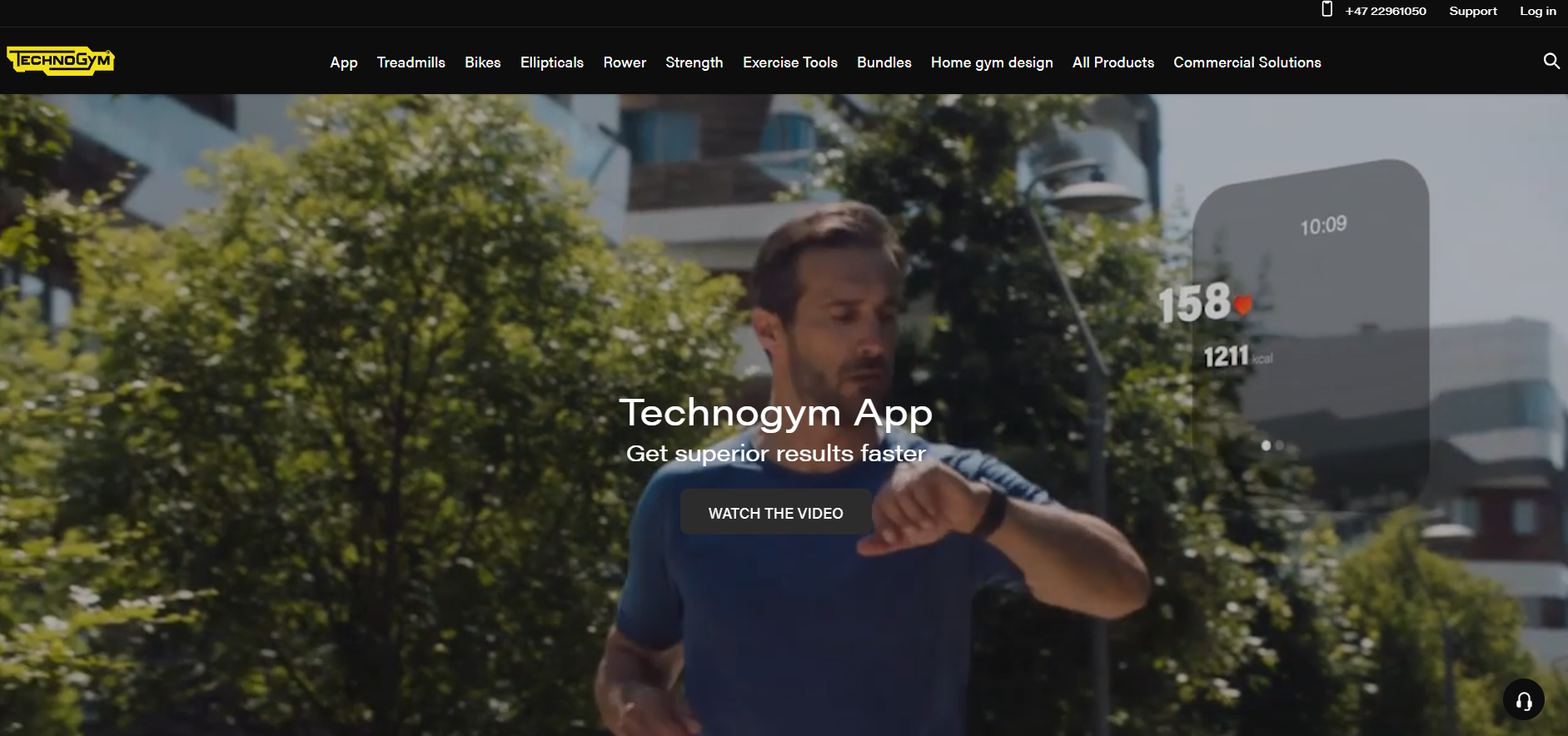 Regular gym sessions combining cardio and strength training