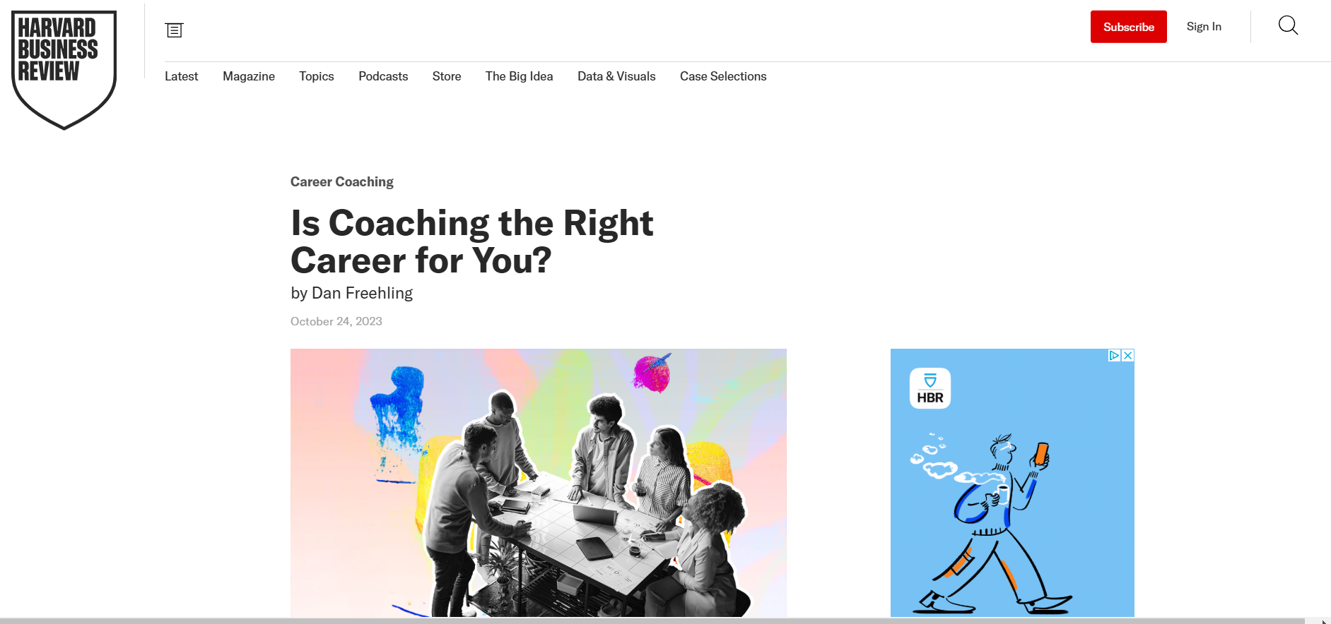 Our coaching approach follows best practices recommended by Harvard Business Review's guide to effective coaching.
