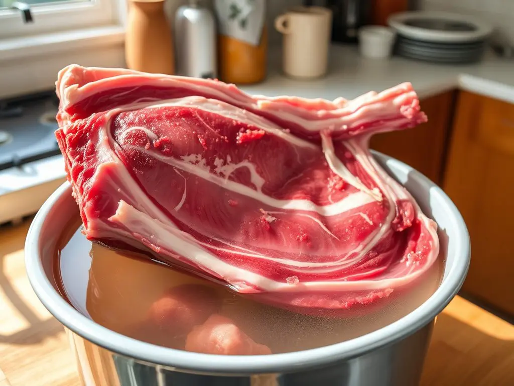 Pre-Cooking Preparation: Soak the ribs in cold water for 24-30 hours