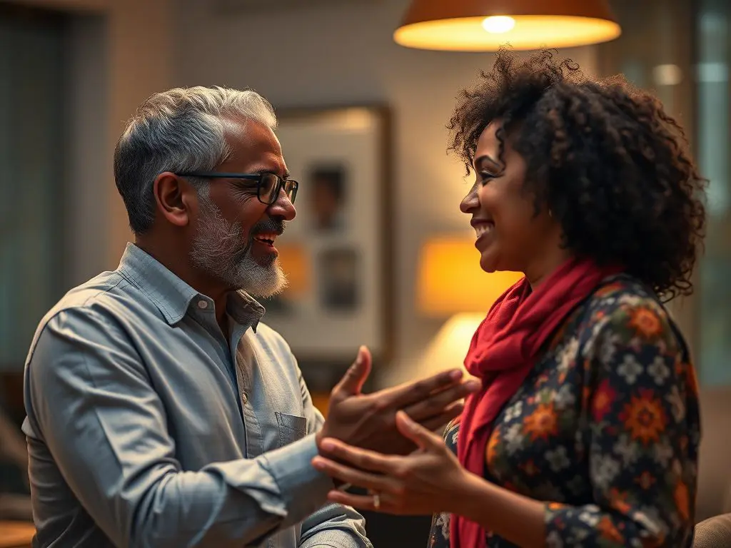 Having deep discussions with someone from a different background also creates these moments