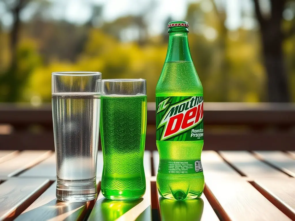 I am passionate about both water and Mountain Dew