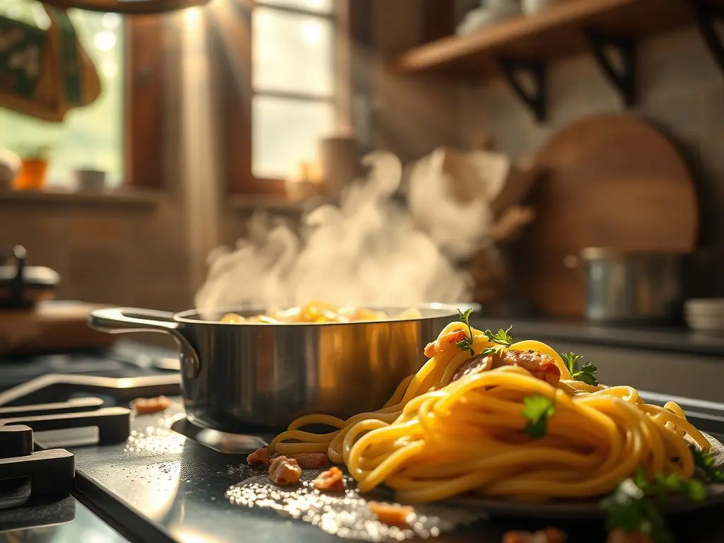 I vividly remember the first time I prepared my family's carbonara under the guidance of my friend's mother