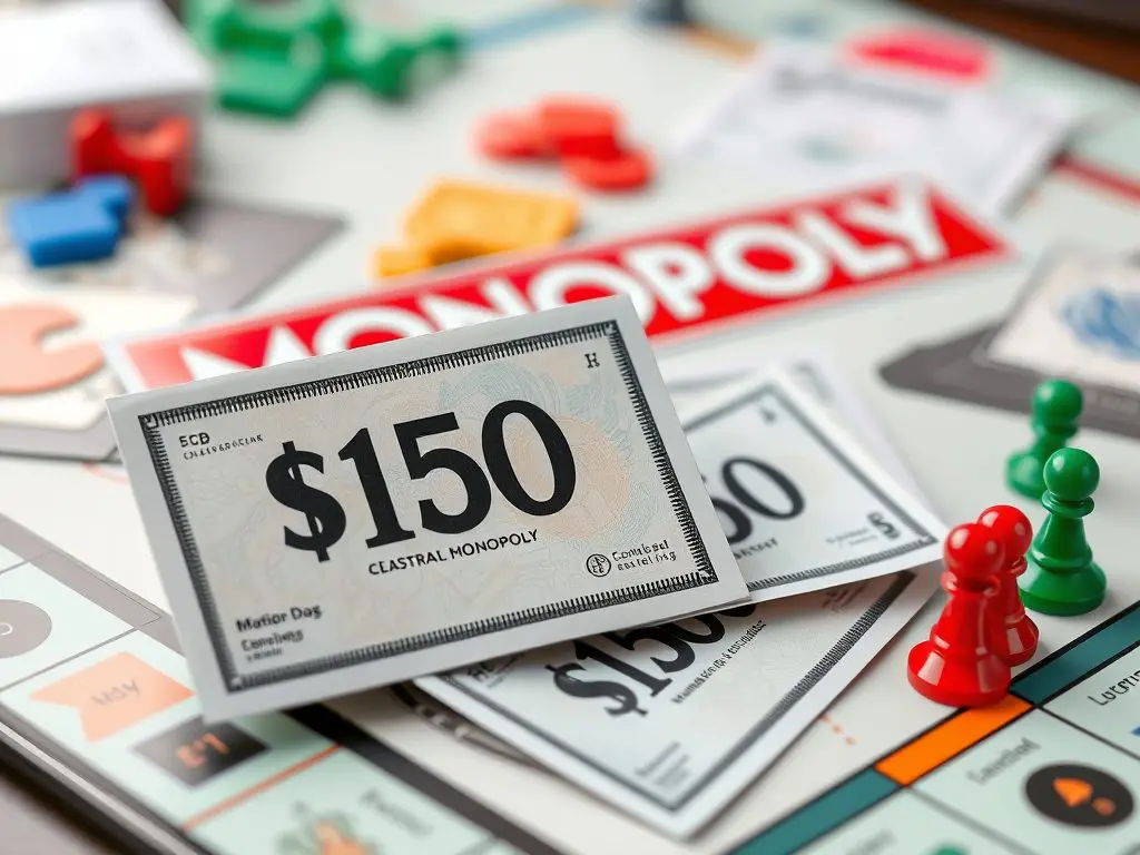 In the classic version of Monopoly, each player begins with exactly $1,500