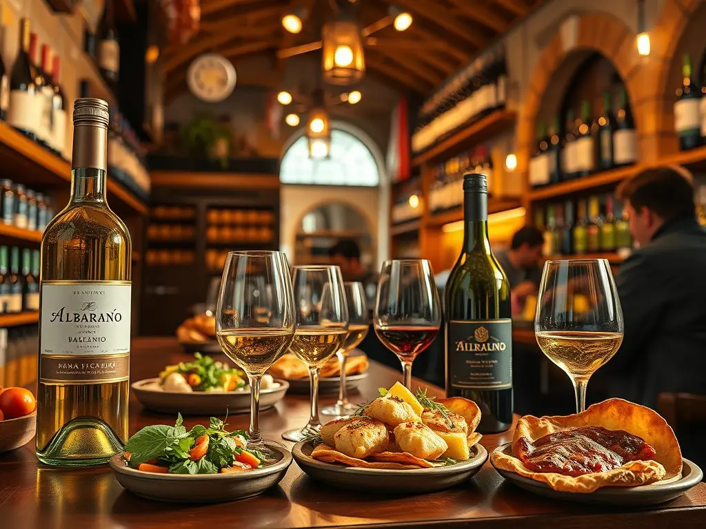 Sipping a crisp Albariño in a Barcelona bodega where locals share stories over glasses of wine