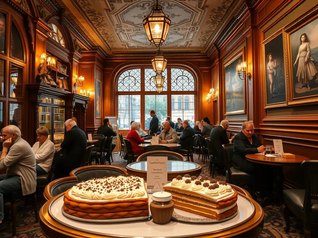 Viennese coffee houses are renowned for their cultural significance and charm