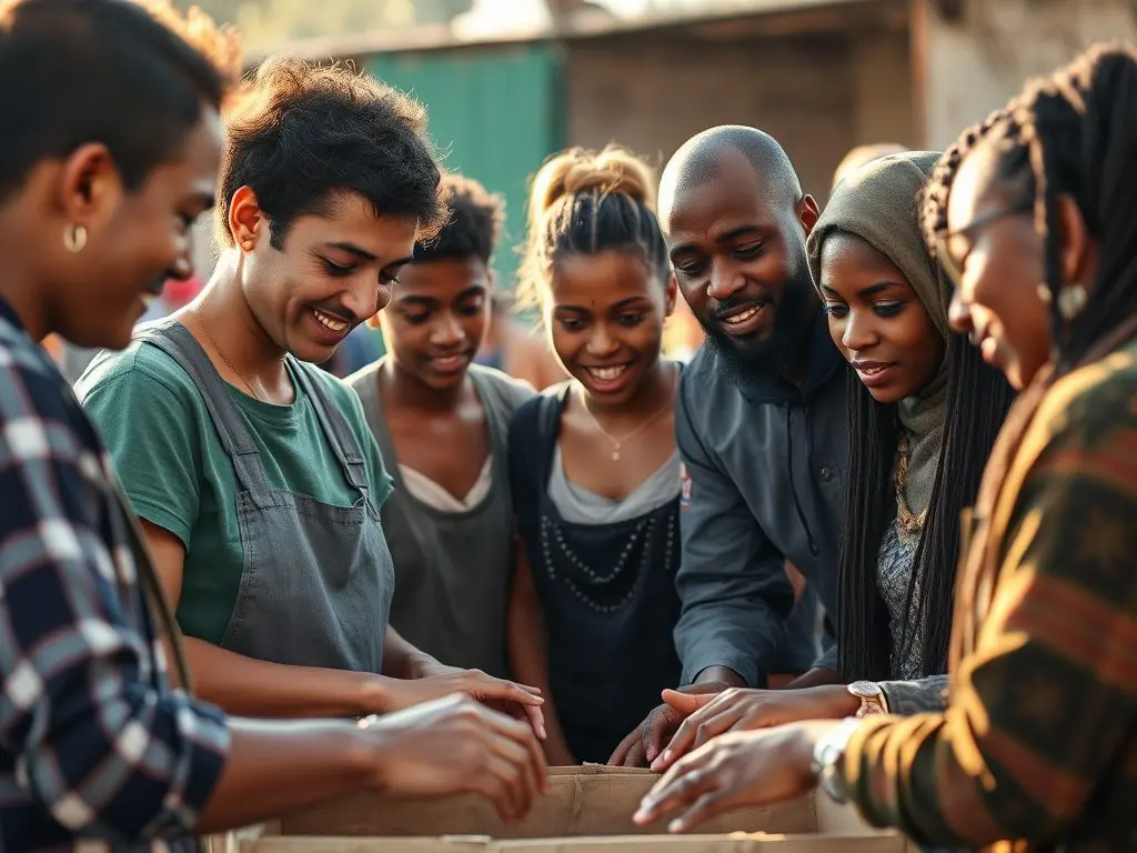 Give back to the community while you learn about their needs and strengths.