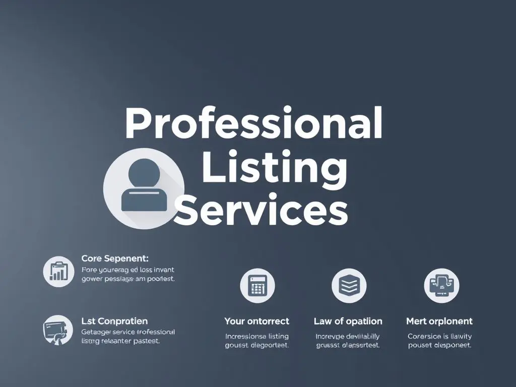 Core Components of Professional Listing Services