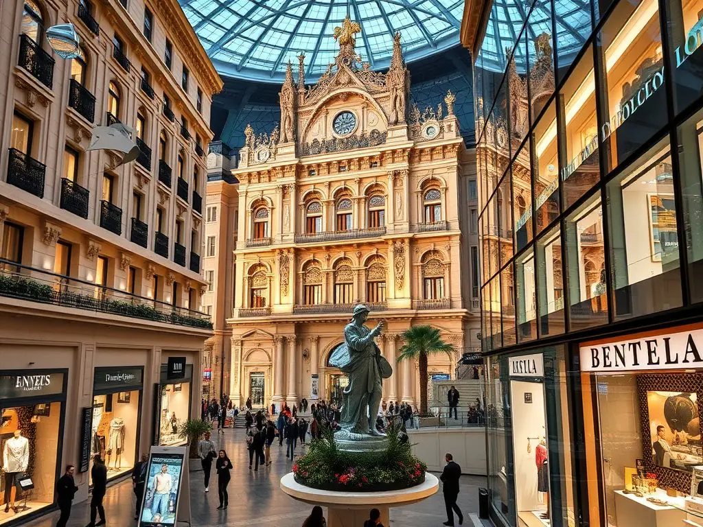 Discover the world's most exclusive shopping destinations, from Milan's Via Monte Napoleone