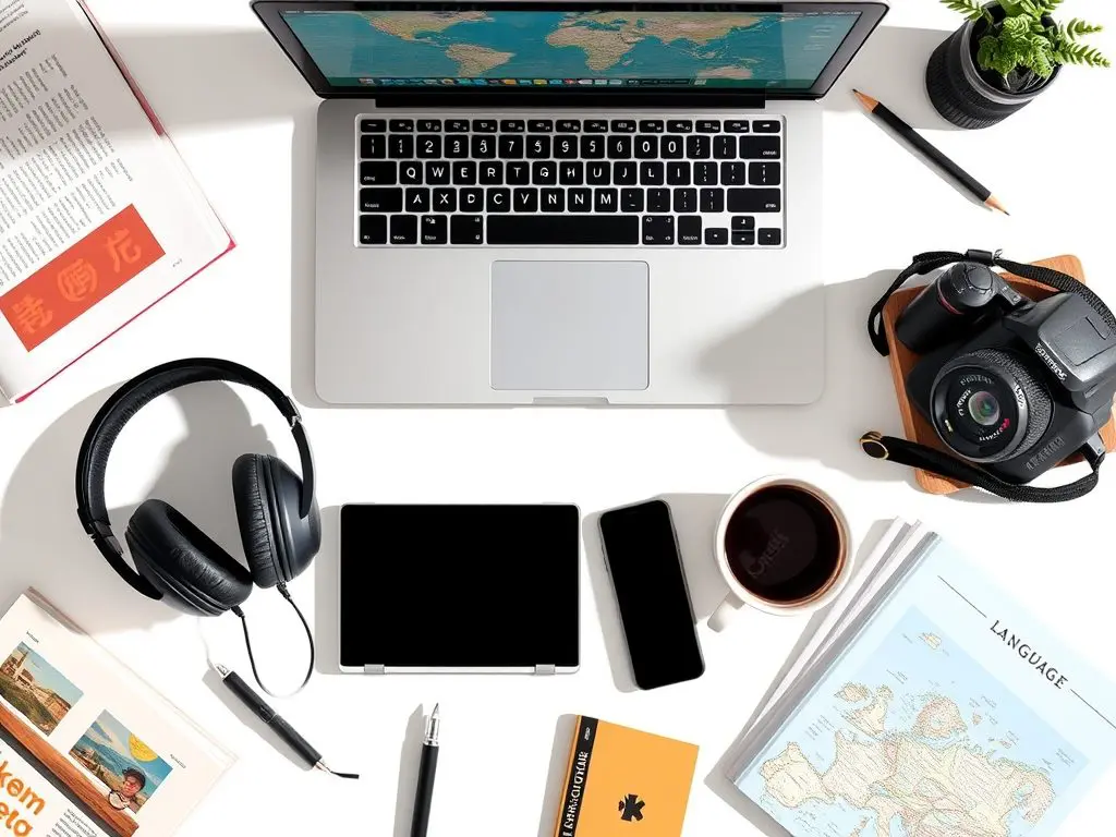 Essential Tools for Digital Nomad Language Learners