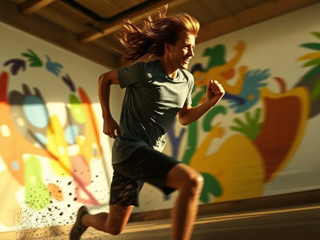 For me, those moments often occur during a long run or while painting