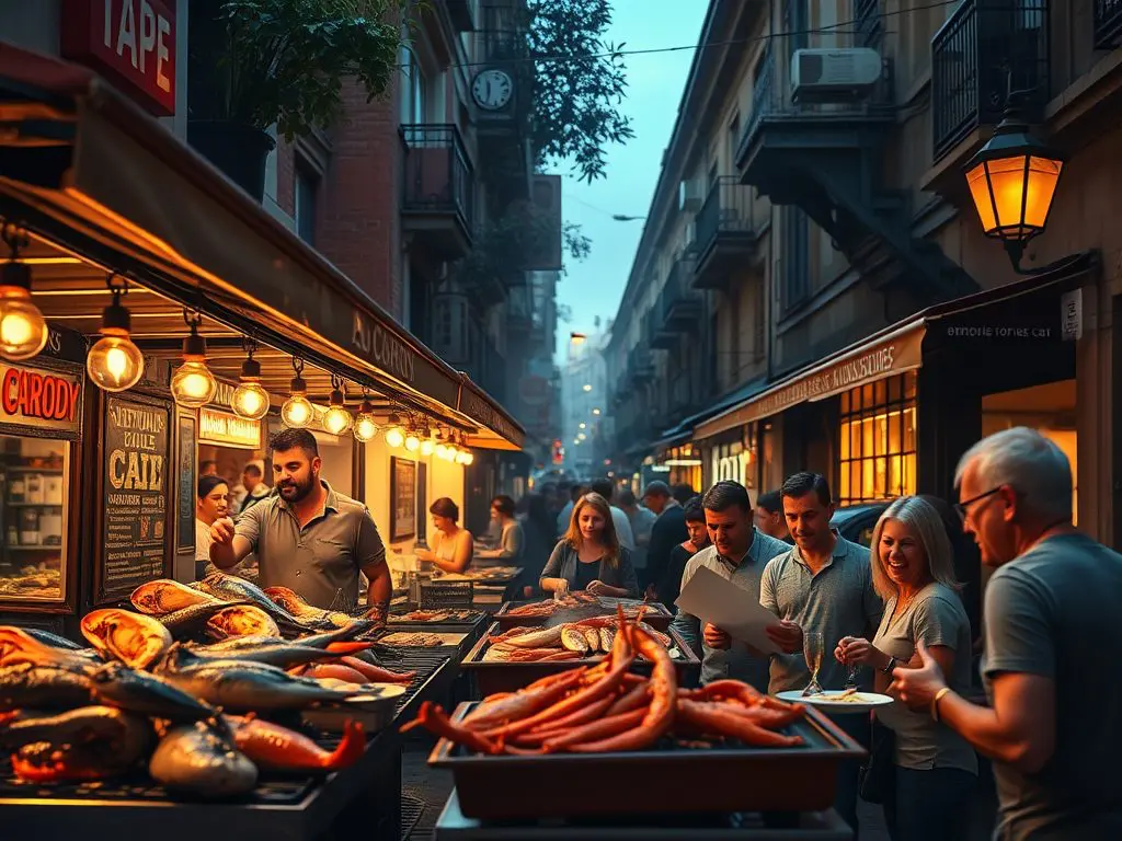 Imagine walking through the lively streets