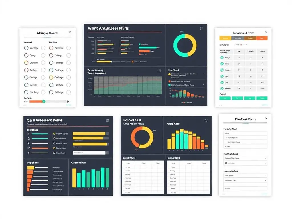 In Canva use Quiz and Assessment Materials (Section 5) To create engaging assessments