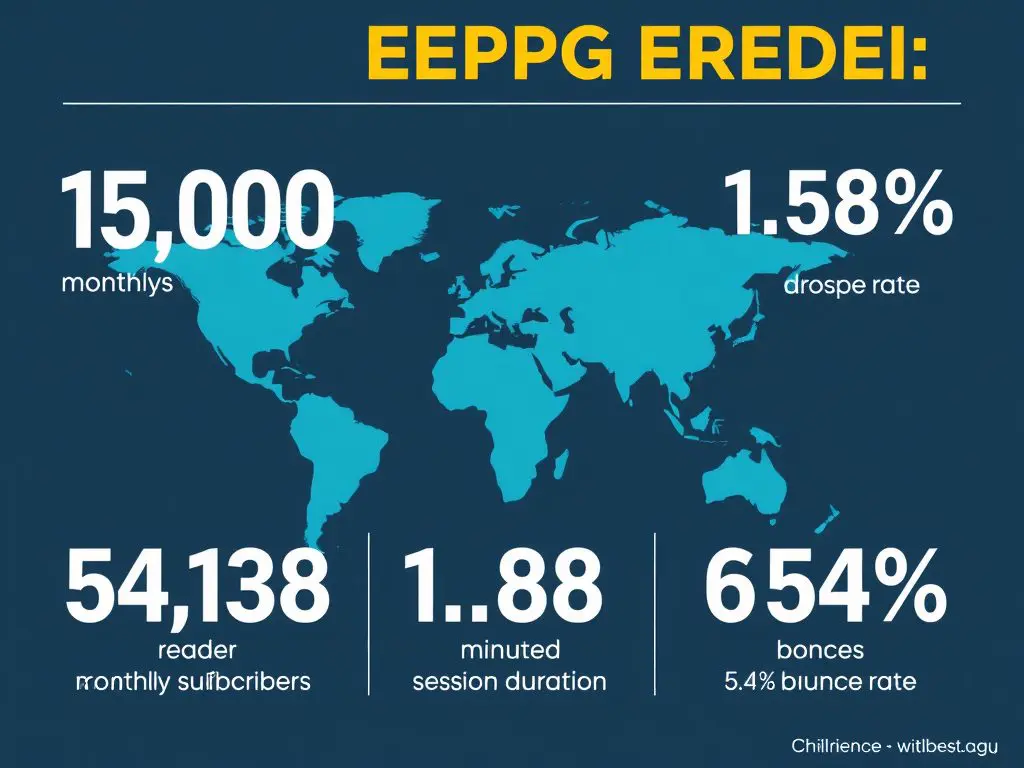 Key Metrics to Highlight: 15,000 monthly readers on the multilingual platform 54,138 email subscribers Global reach across multiple continents 1:58 minutes average session duration 5.64% bounce rate