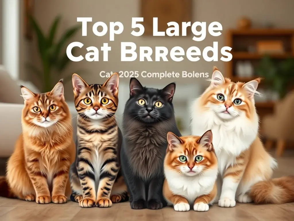 Top 5 Large Cat Breeds Compared: A 2025 Complete Guide 🐱