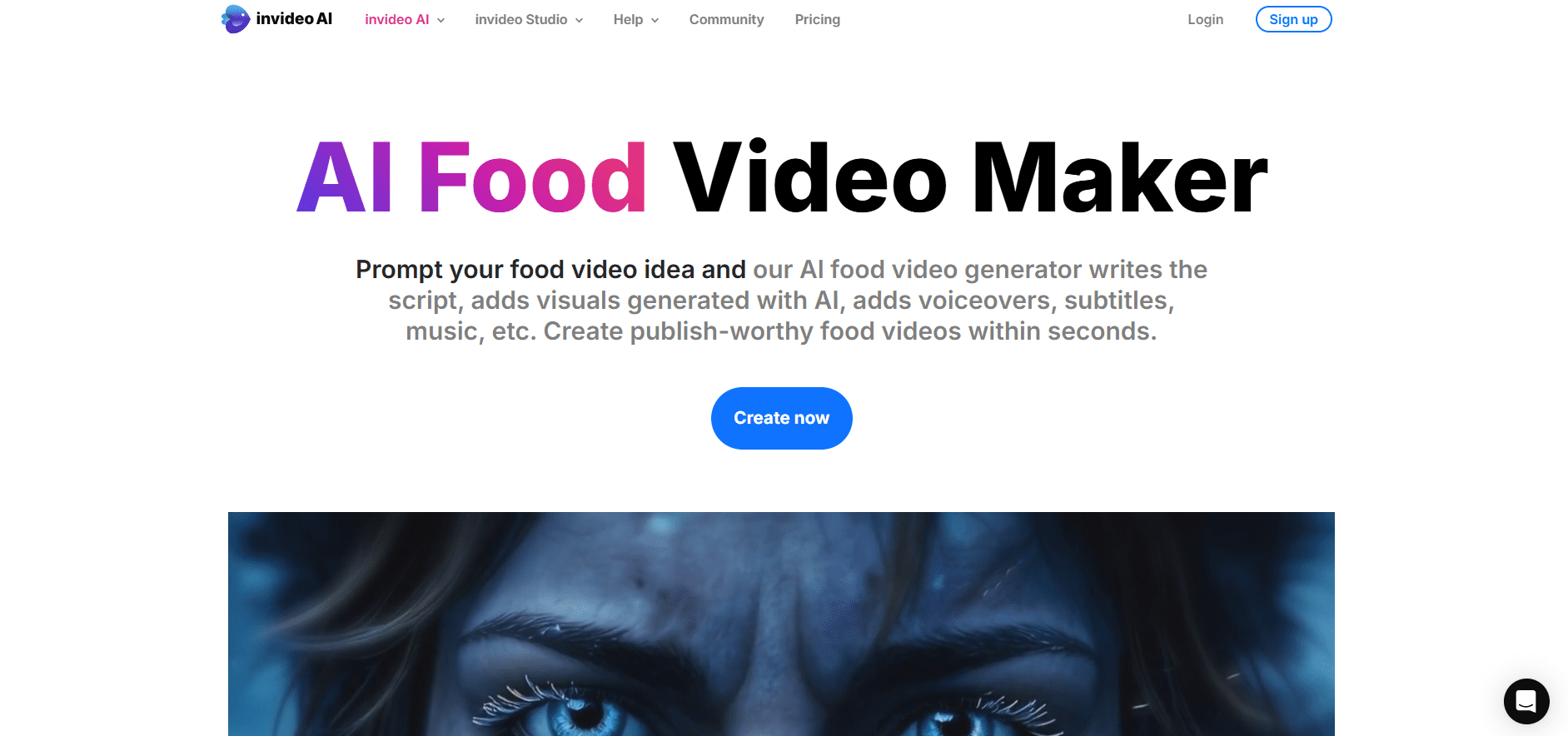 InVideo for creating cooking tutorial videos