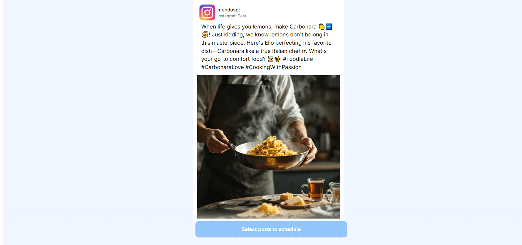 When I started posting engaging content about Mondosol's services on Instagram, I noticed a 50% increase in interactions