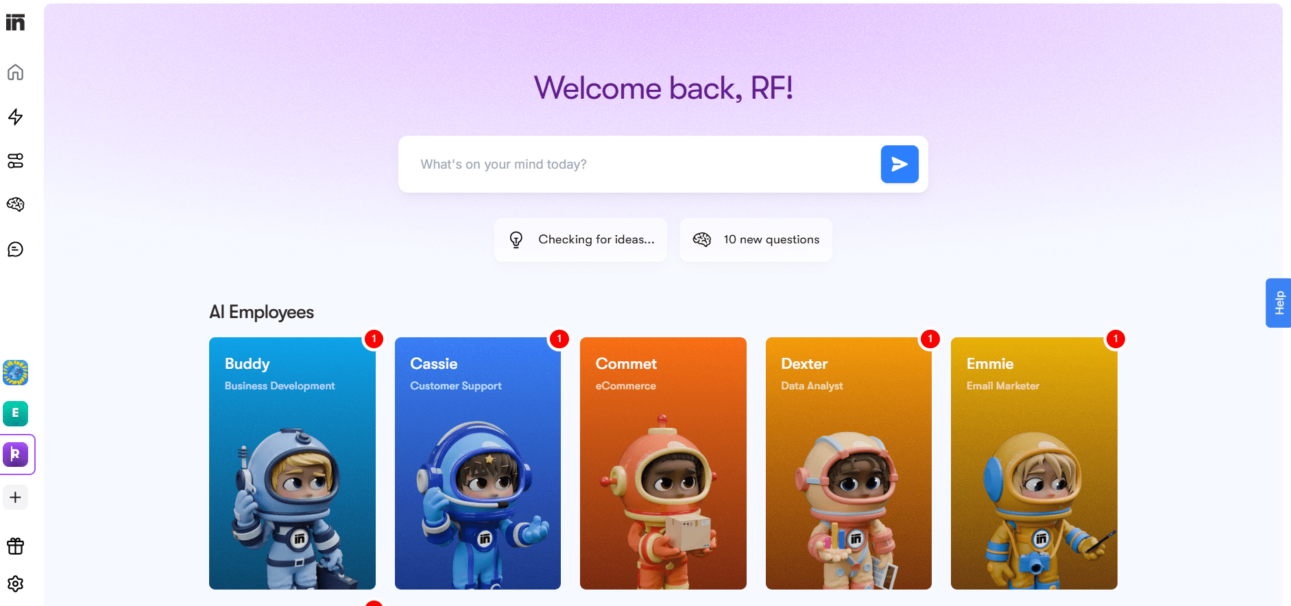 Implemented Sintra.ai  (use coupon code HPFN8 to get a discount) virtual assistant suite
