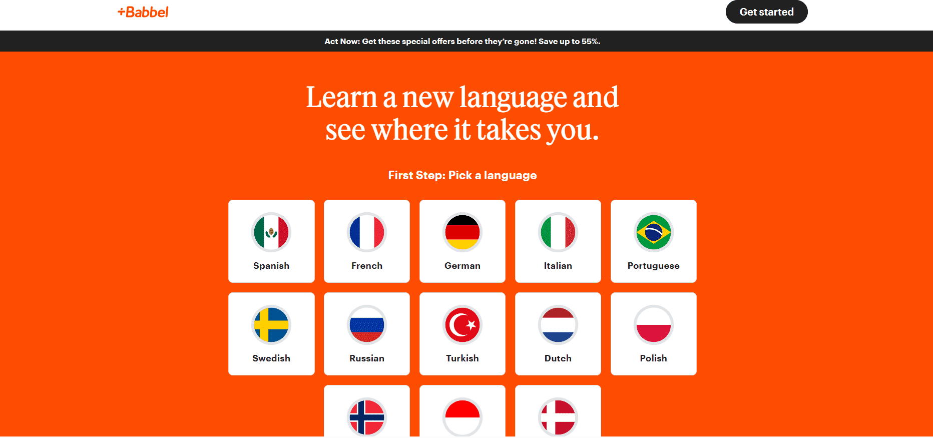 Babbel affiliate link - Start your Italian language journey