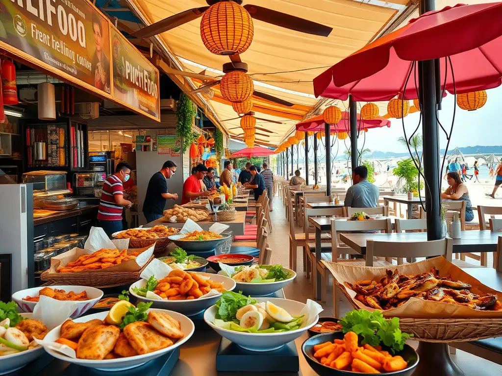 Desaru offers a variety of food options ranging from street food to fine dining