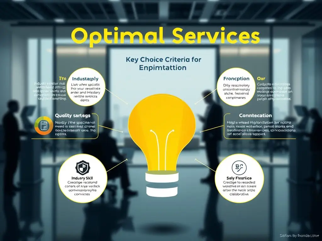 Key Choice Criteria for Optimal Services