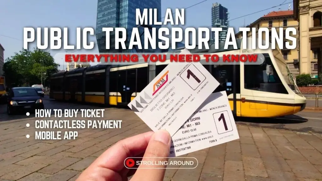 Milan public transport guide for tourists: Quick Guide