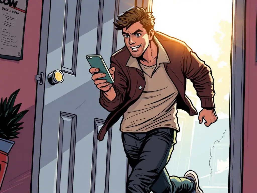 Imagine rushing out the door in the morning