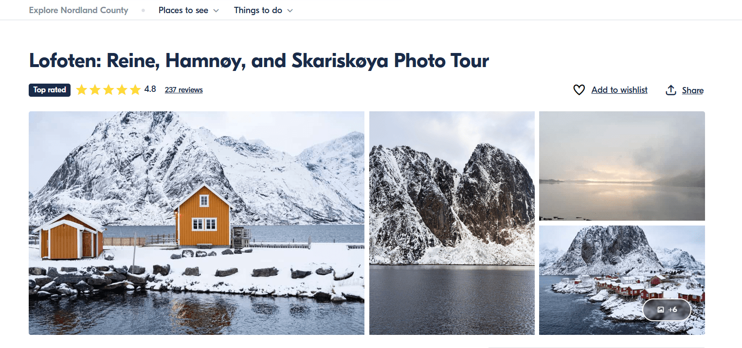 Photography opportunities in this breathtaking location featured in every Norway winter travel guide