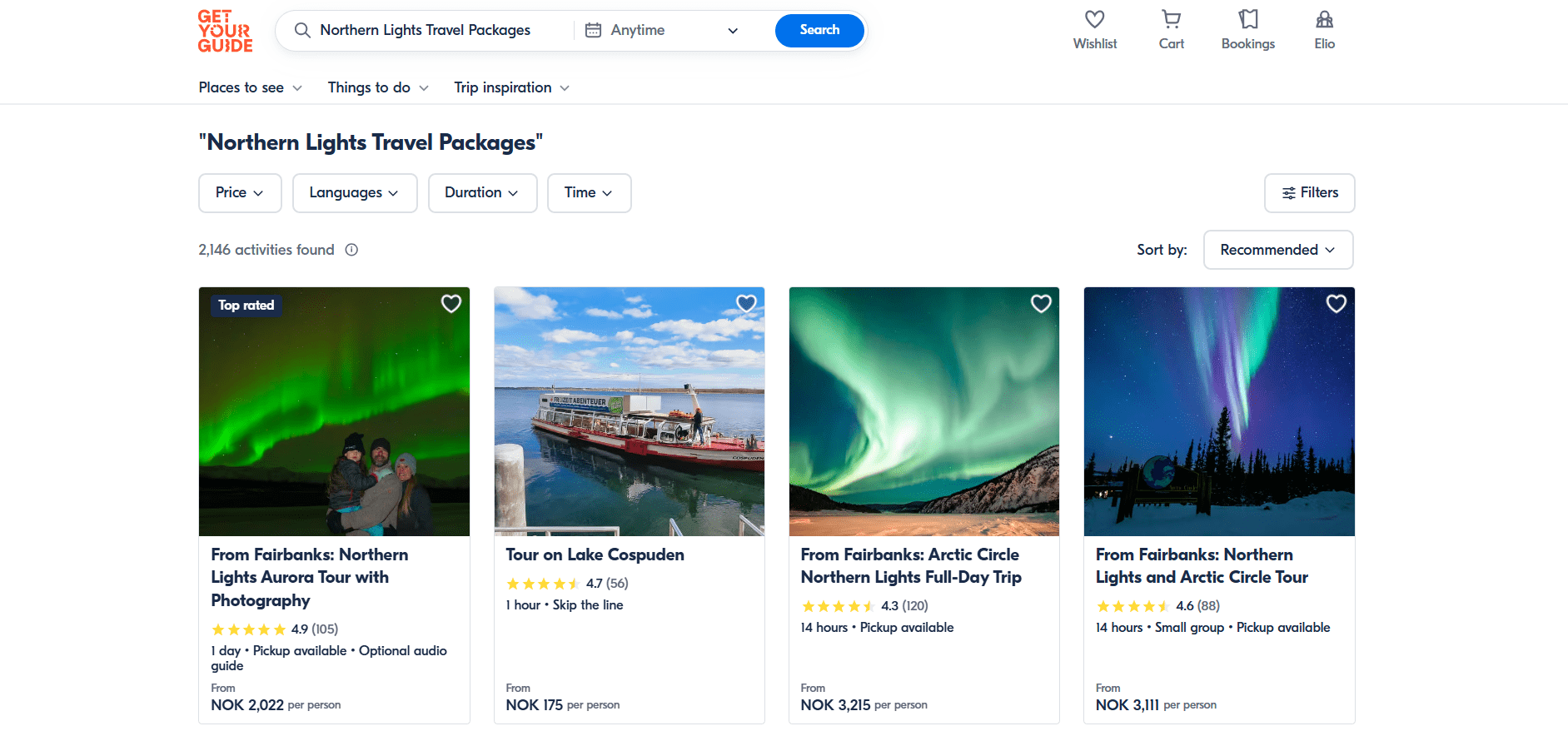 Northern Lights Travel Packages