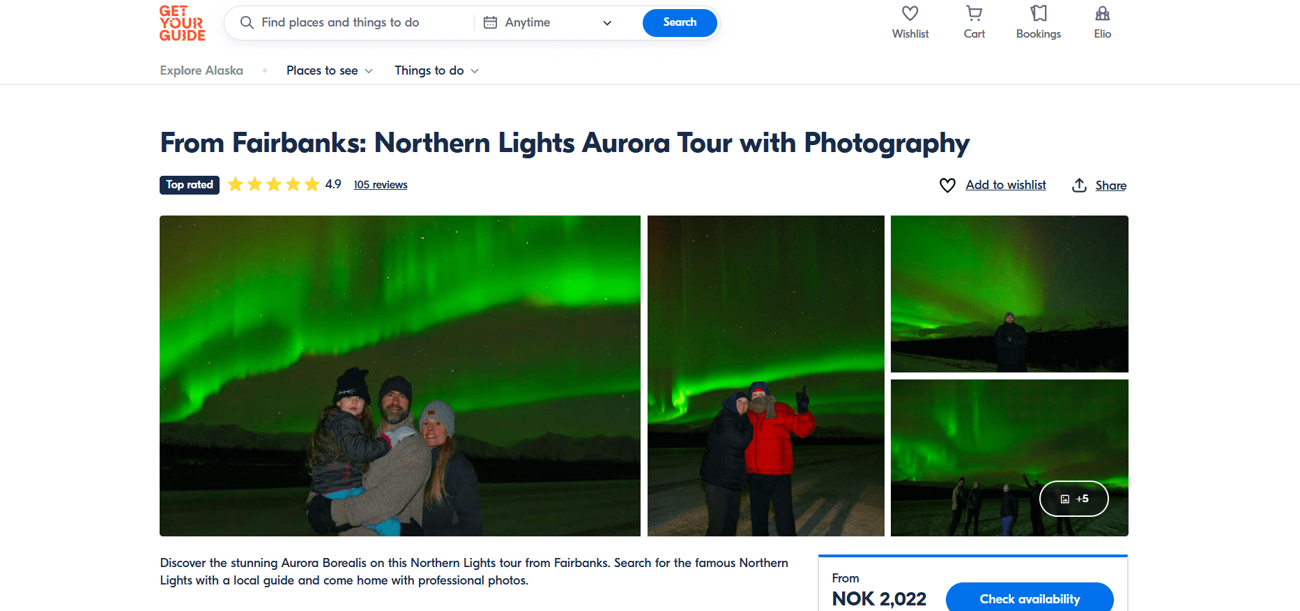 From Fairbanks: Northern Lights Aurora Tour with Photography
