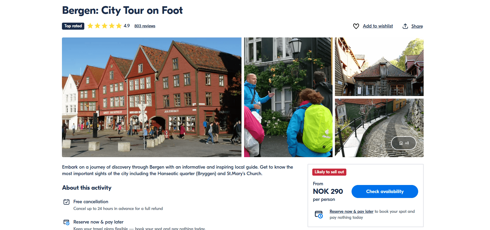 Bergen: City Tour on Foot

