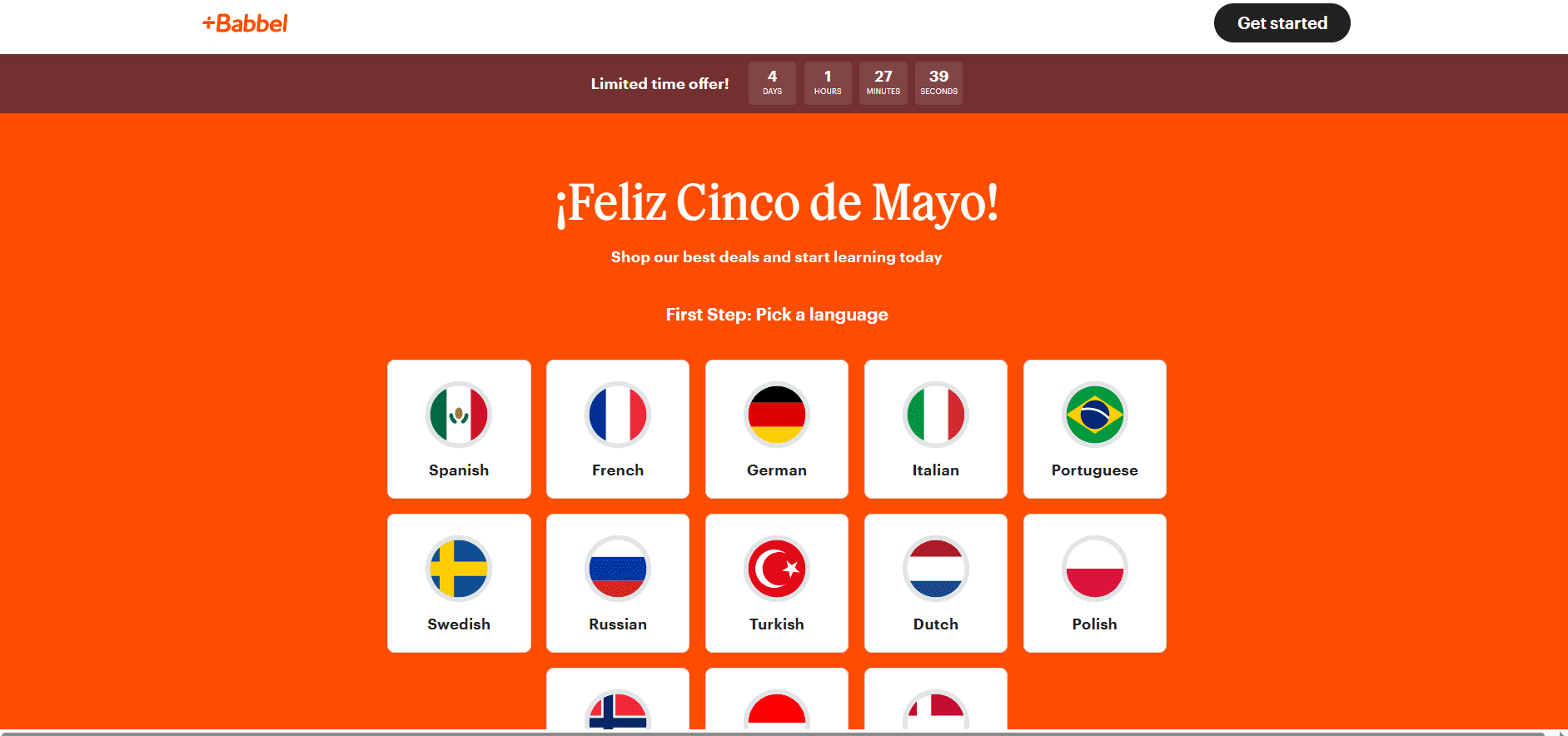 Try Babbel for immersive language practice