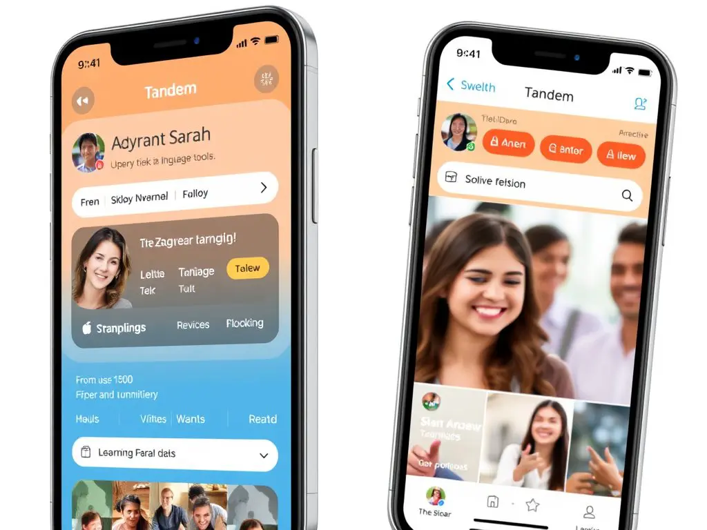 Tandem offers a user-friendly interface with advanced language tools which make it an excellent choice for learners