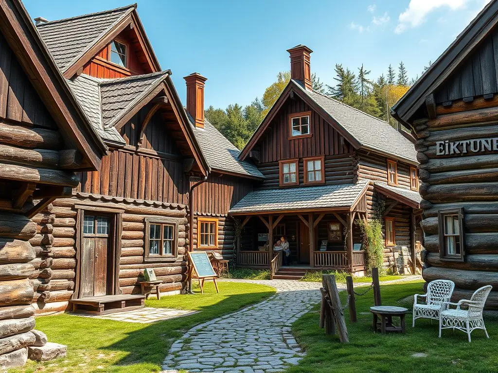 Eiktunet Open Air Museum Dive deep into the local culture by exploring traditional Norwegian buildings and exhibits showcasing Gjøvik's history.